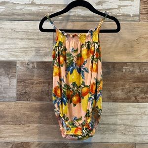 Posh Peanut spaghetti Bubble Romper